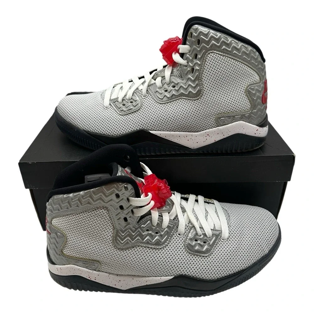 Jordan Air Jordan Spike Forty PE Shoes Men Sz 10.5 White Fire Red Black Sneakers
